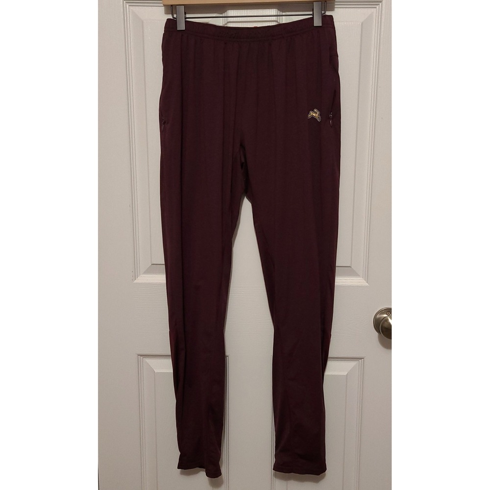 Tracksmith Track Pants Mens L Burgundy Running Athletic Joggers